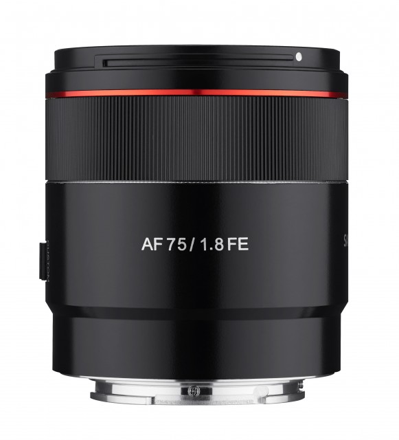 Samyang AF 75mm f1.8 lens for Sony FE