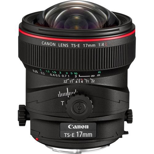 Canon TS-E 17mm f4 L Tilt & Shift lens