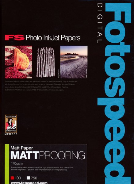 Fotospeed Matt Proofing Paper, 170gsm, A4 - 100 sheets
