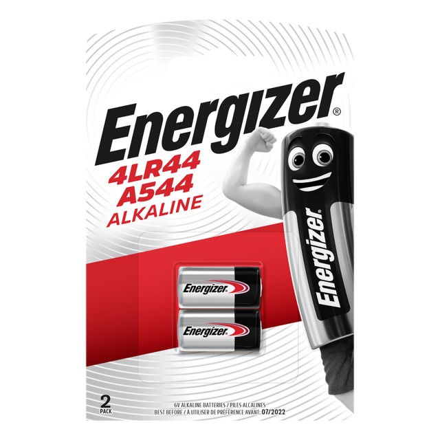Energizer Energizer 4LR44/A544 alkaline batteries, pack of two
