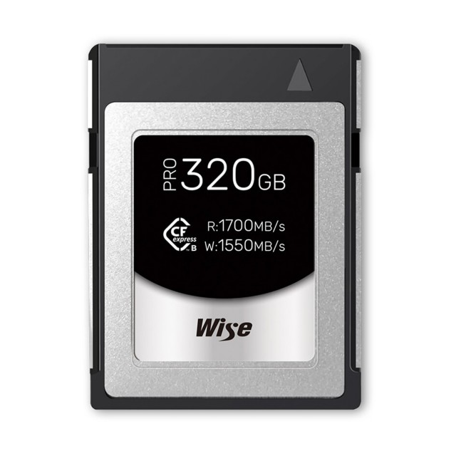 Wise Wise Advanced CFexpress PRO 320GB - 8k Pro Video, 1700 MB/s read, 1550 MB/s write