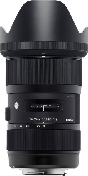 Sigma 18-35mm f1.8 OS HSM lens for Canon EOS