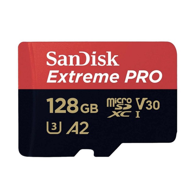 Sandisk SanDisk MicroSDHC Extreme Pro card, 128GB, 200mb/s + Adapter