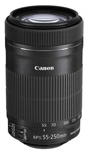 Canon EF-S 55-250mm f4-5.6 IS STM lens