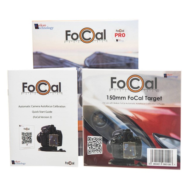 FoCal Pro Focus Calibration Software with Target