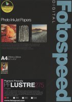 Fotospeed PF Lustre Paper, 275gsm, A4 - 50 sheets