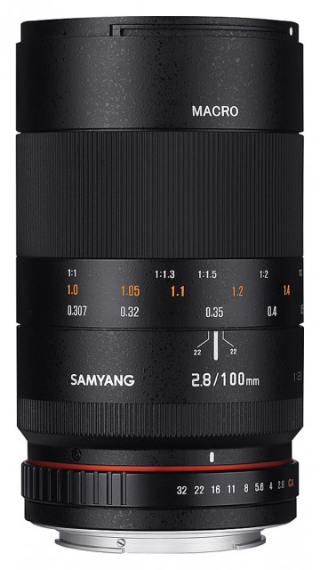 Samyang 100mm Macro f2.8 lens for Canon EOS