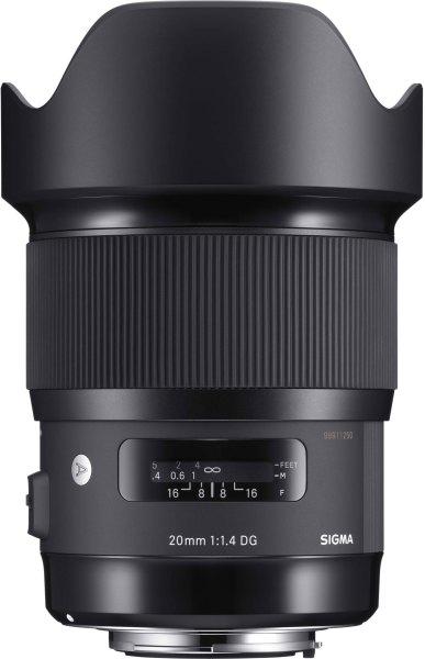 Sigma 20mm f1.4 DG HSM Art lens for Nikon