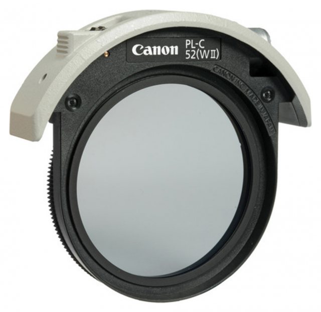 Canon 52mm Drop-in circular polarising filter II