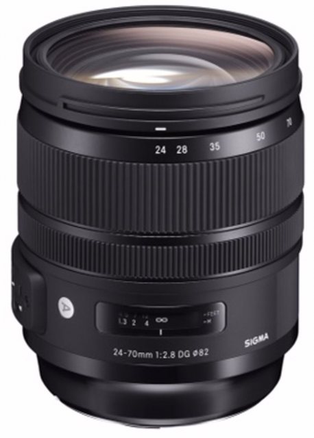 Sigma 24-70mm f2.8 DG OS HSM Art lens for Canon EOS
