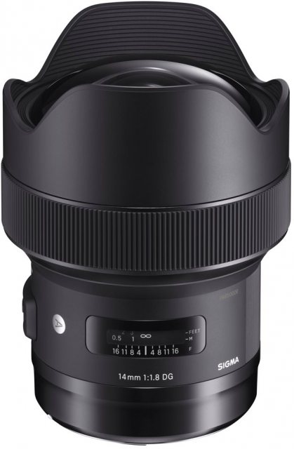 Sigma 14mm f1.8 DG HSM Art lens for Canon EOS