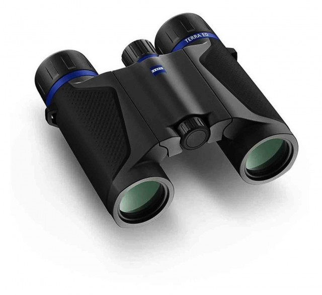 Zeiss Terra ED 10x25 T* Pocket Binoculars, Black/Grey