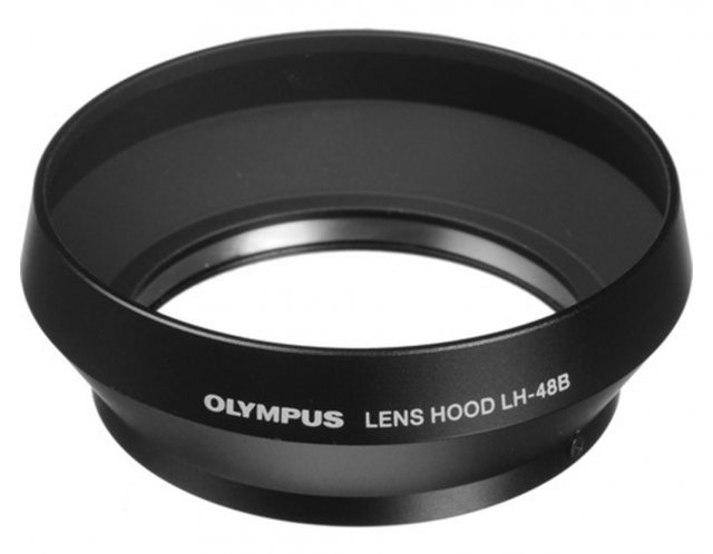 Olympus LH-48B Metal Lens Hood for M.ZUIKO 17mm f1.8, black