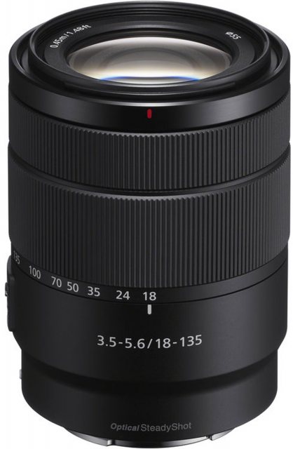 Sony E 18-135mm f3.5-5.6 OSS lens, black