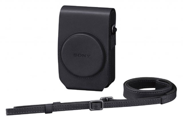 Sony LCS-RXG Soft Black Leather Case for RX100 series cameras