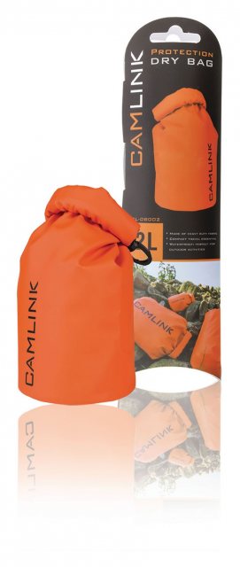 Camlink Outdoor Dry Bag Orange/Black 2 l