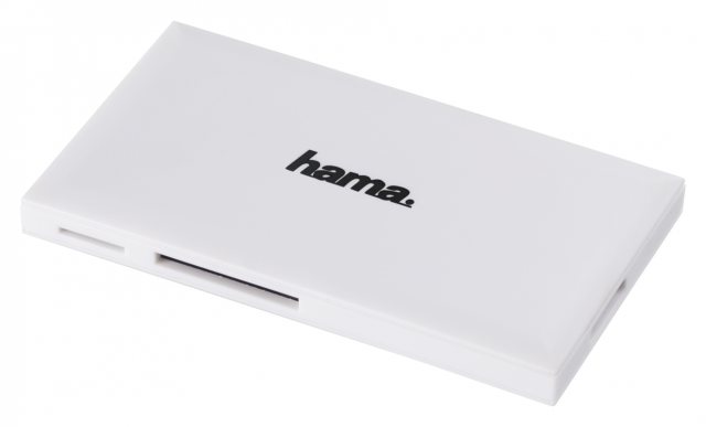 Hama USB 3.0 Multi-Card Reader, SD/microSD/CF/MS, white