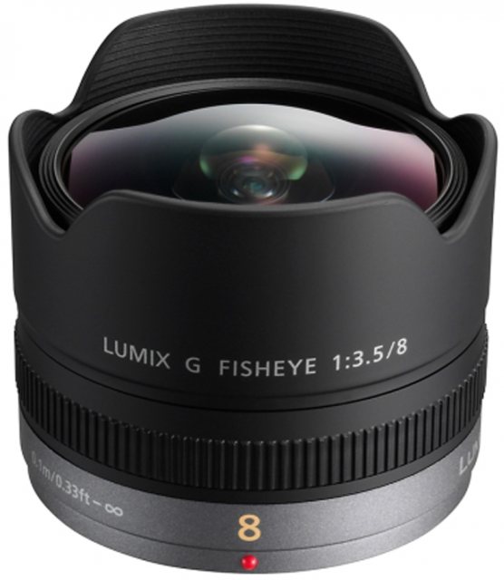 Panasonic 8mm f3.5 Lumix G Fisheye lens