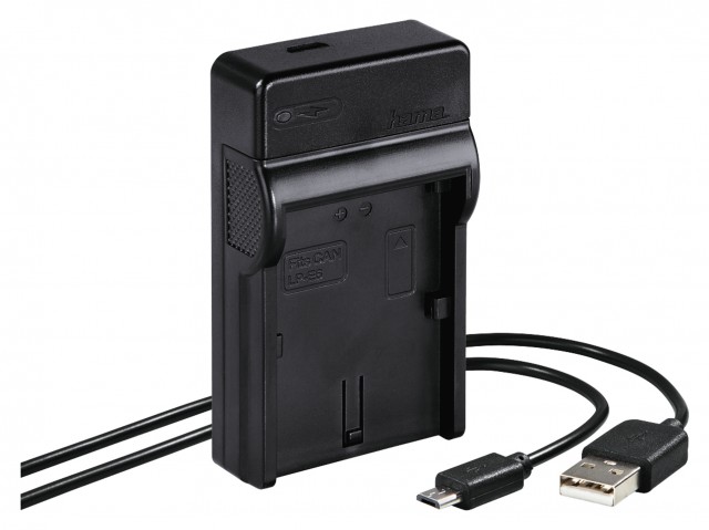Hama Travel USB Charger for Canon LP-E6