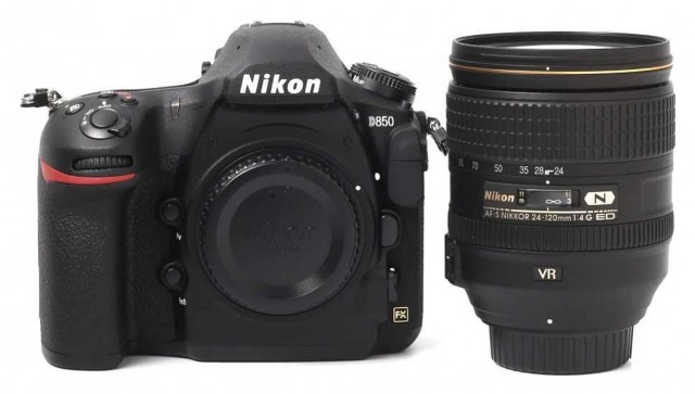 Nikon D850 DSLR Camera with 24-120 f4 Lens