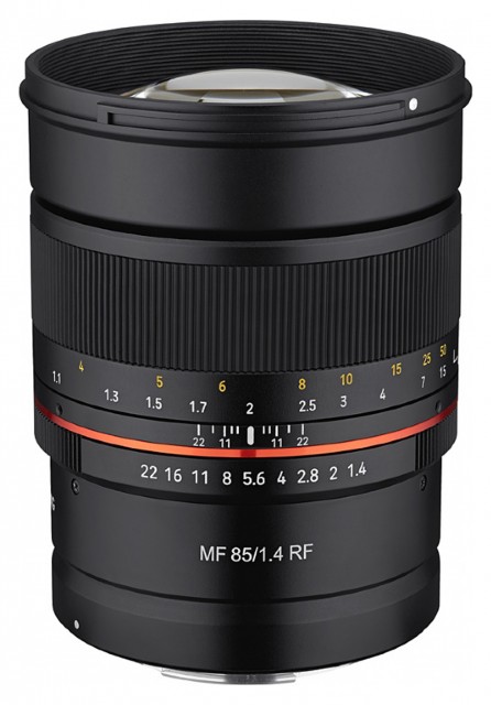 Samyang MF 85mm f1.4 lens for Canon EOS R