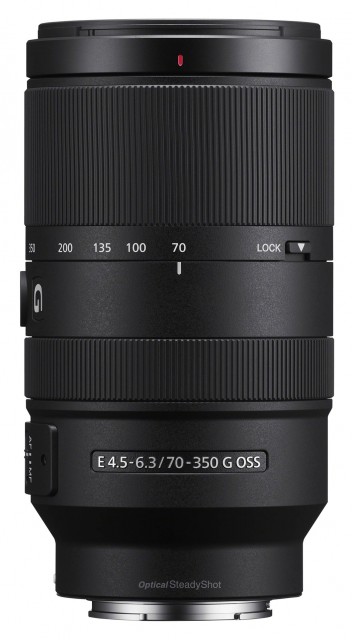 Sony E 70-350mm f4.5-6.3 OSS G lens