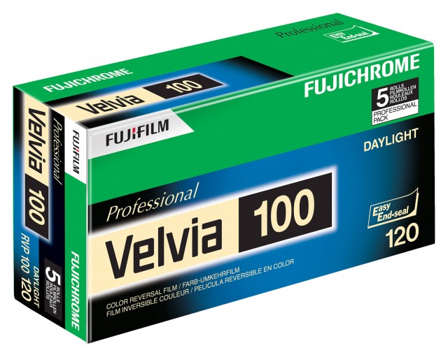 Fujichrome Velvia RVP 100 120 x5