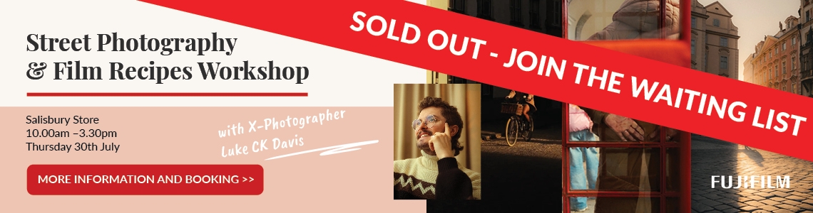 Fujifilm workshop banner