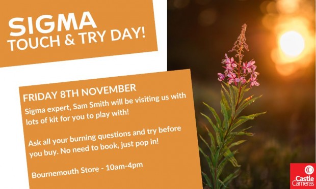 Sigma Touch &amp; Try Day - Bournemouth