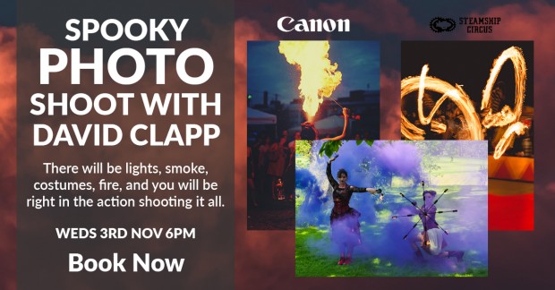 Spooky Low-Light Photo Shoot with Canon Photographer, David Clapp