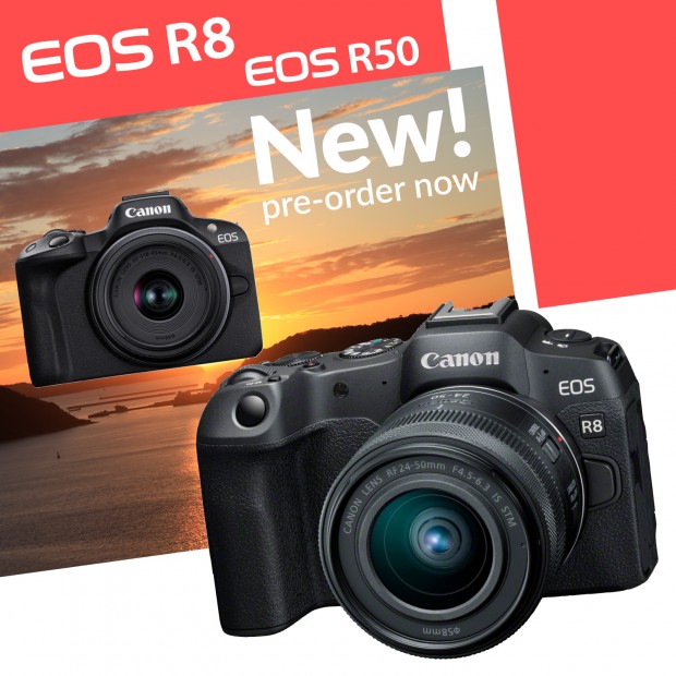 More new Canon! The R8 and R50