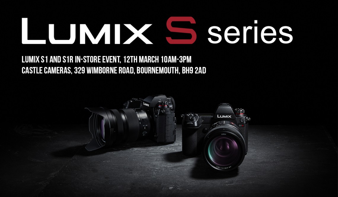 Be inspired! Join us for a special in-store Lumix S1 event. Get hands-on with the new full-frame powerhouse from Panasonic.