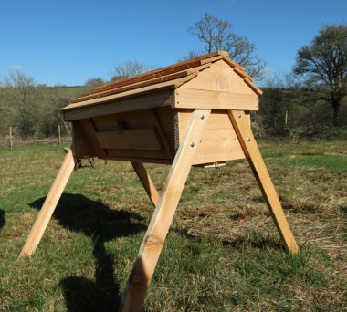 Finished hive in place Finished hive in place