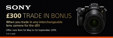 £300 trade in bonus Alpha 9 promotion