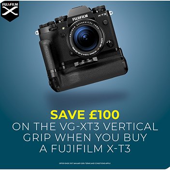 Fujifilm VG-XT3 Grip Promotion Fujifilm VG-XT3 Grip Promotion