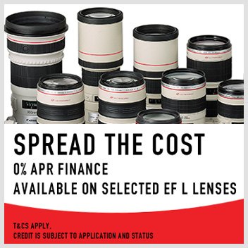 Canon L lenses - Selected models zero percent finance Canon L lenses - Selected models zero percent finance