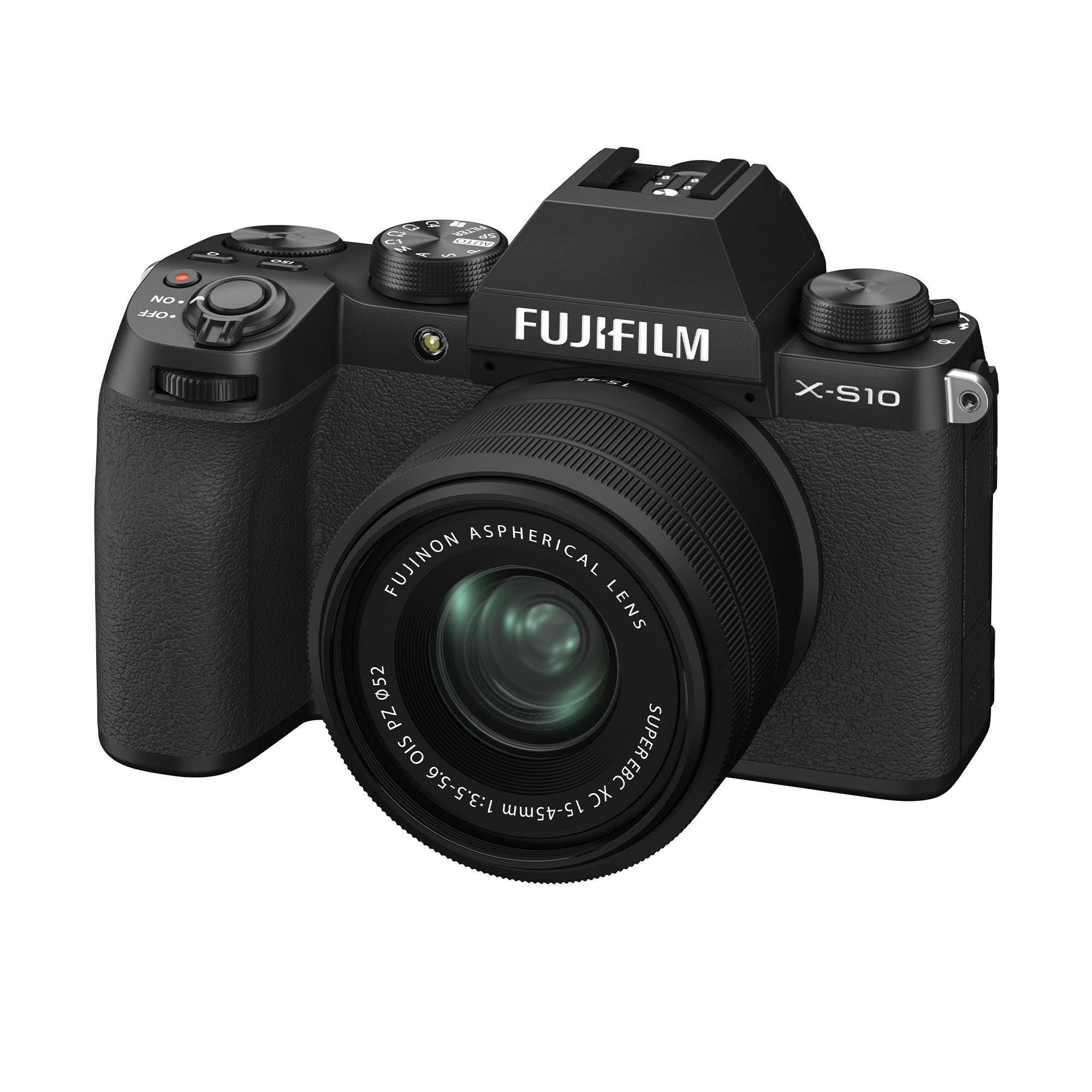 Fujifilm X-S10 with XC15-45mmF3.5-5.6 OIS PZ, Black - Castle Cameras