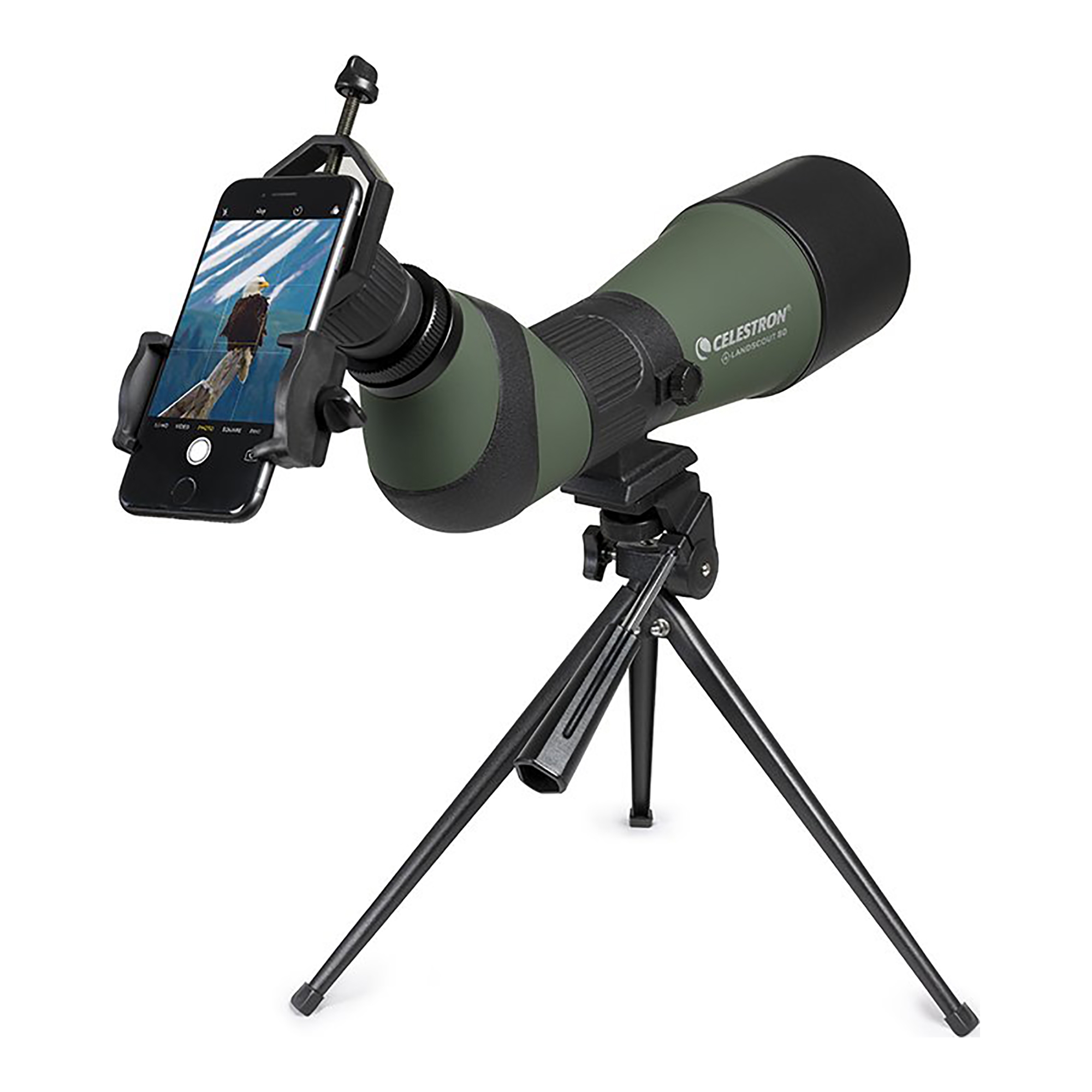 Celestron LandScout 2060x80mm Scope Kit with Tripod and Phone Adapter