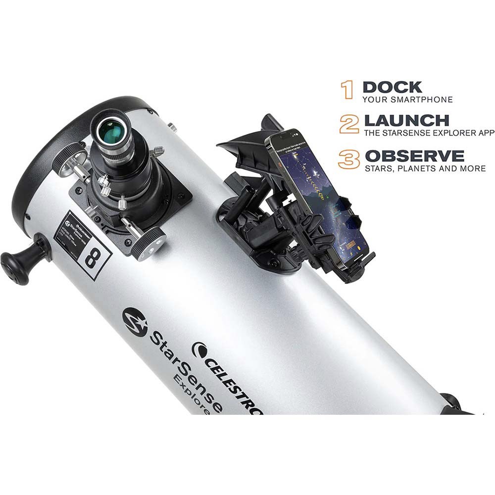 Celestron StarSense Explorer 8 inch Dobsonian Telescope Castle Cameras