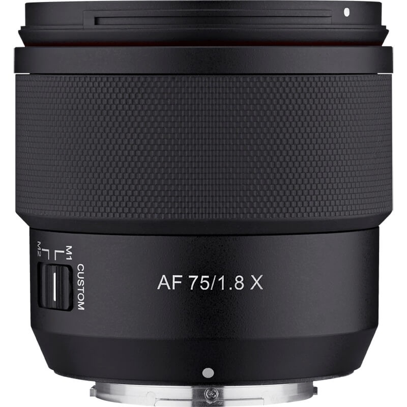 Samyang AF 75mm f1.8 lens for Fuji X | £328.95 - Castle Cameras