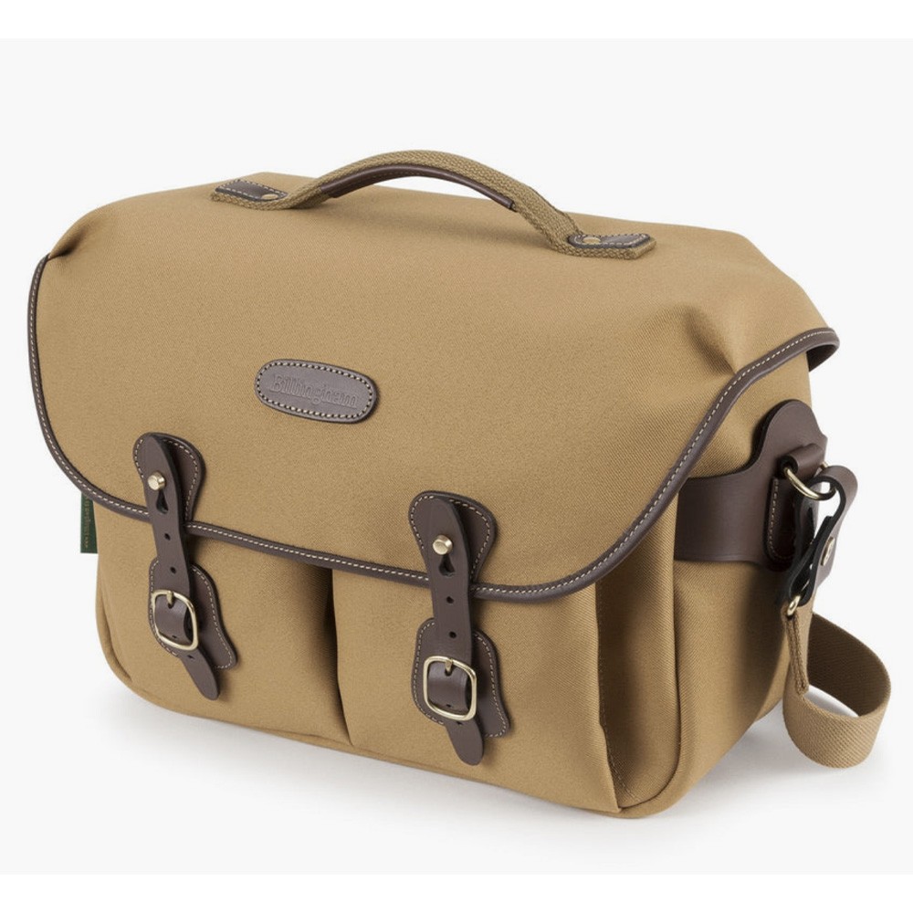 Billingham Hadley One Shoulder Bag, Khaki FibrenyteChocolate Trim
