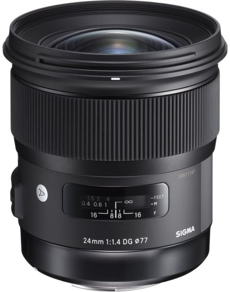 Sigma 24mm DG HSM Art lens for Nikon Castle Cameras