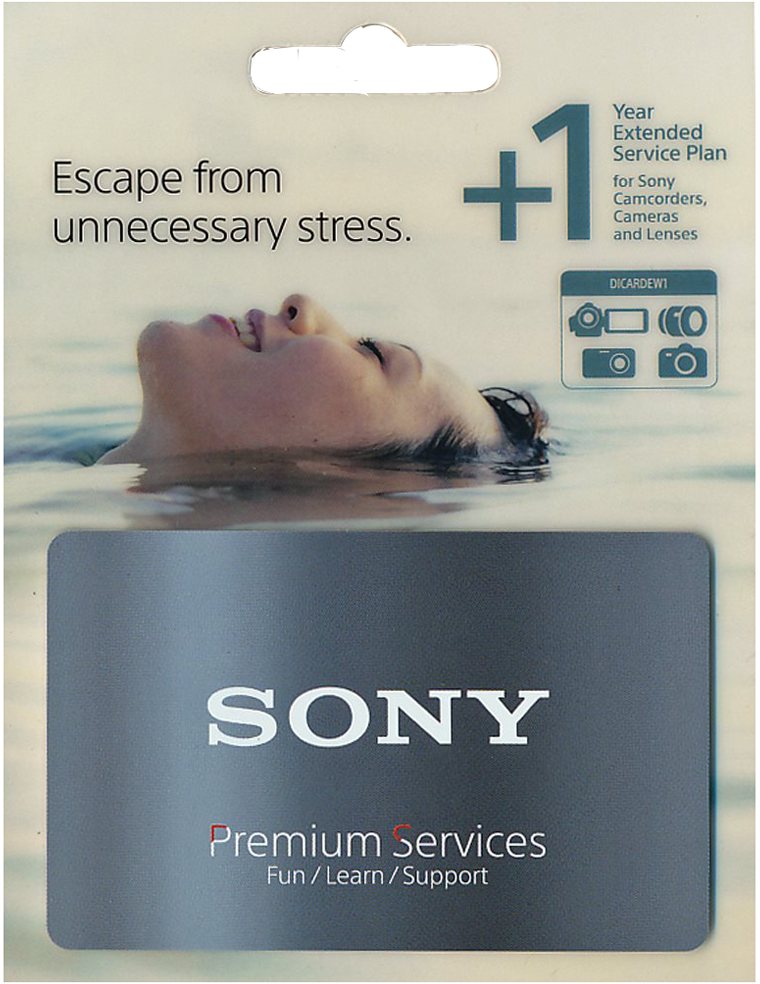 Sony Warranty Card Silver, Cybershot Plus 1 Castle Cameras