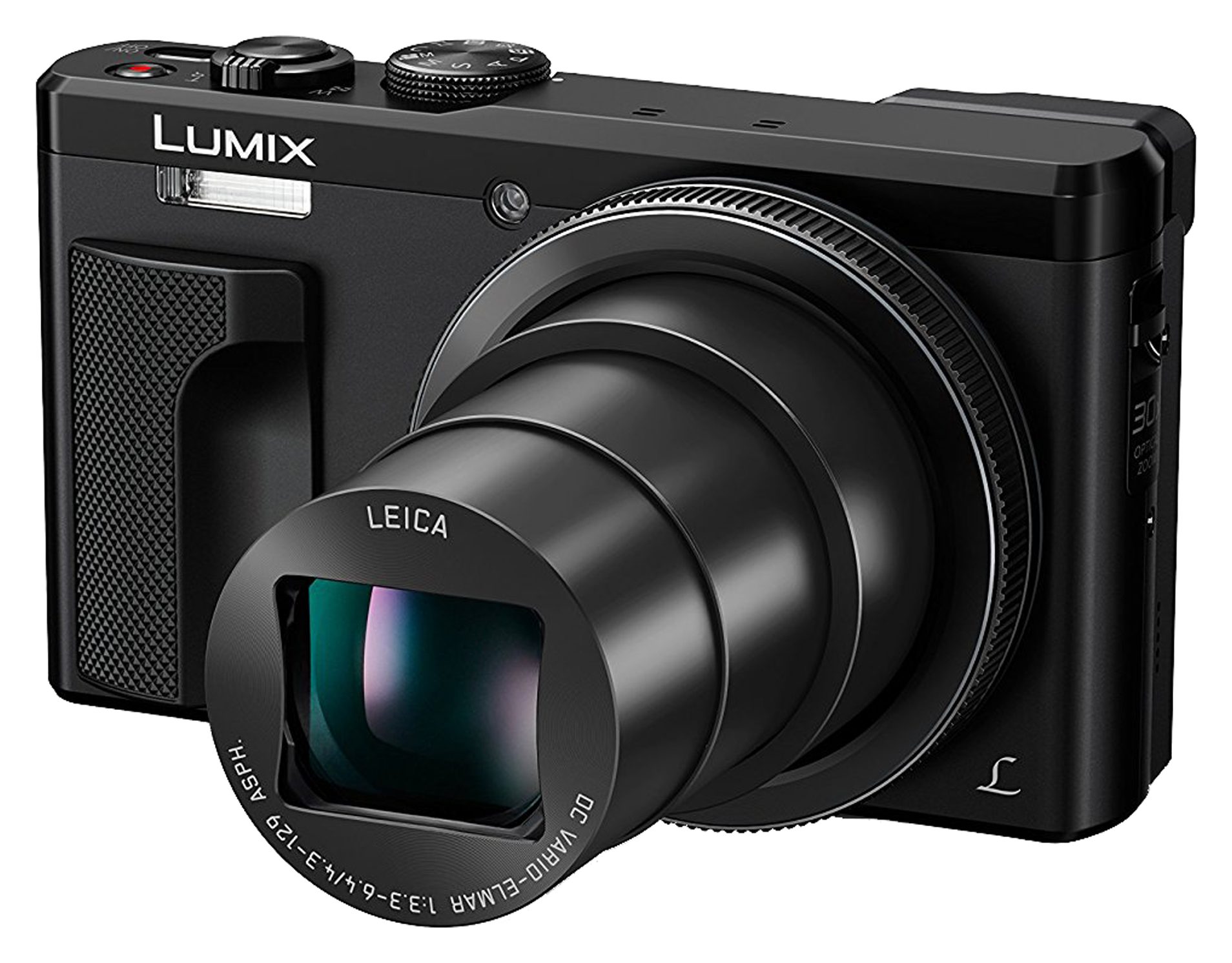 Panasonic Lumix DMCTZ80 Digital Camera, Black Castle Cameras