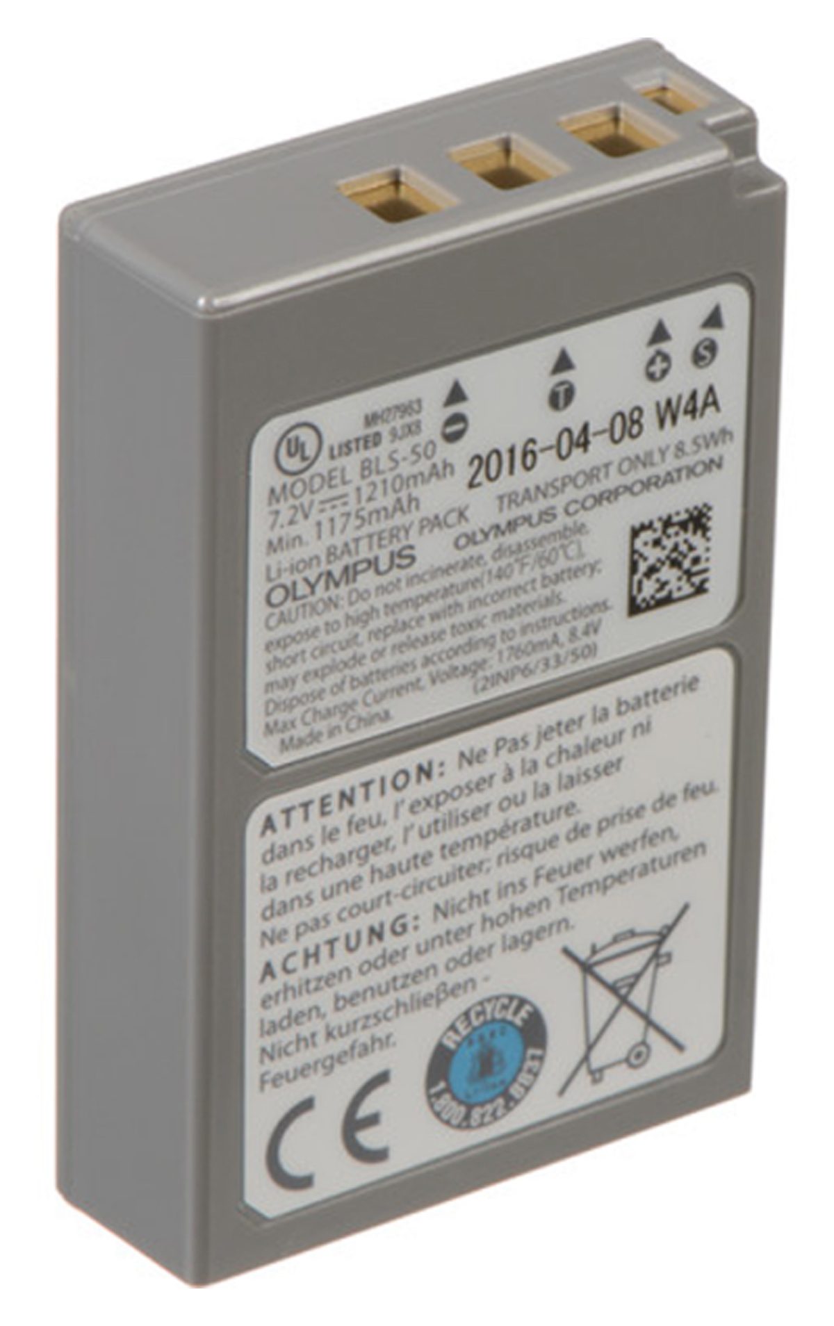Olympus Bls 50 Lithium Ion Battery 48 00 Castle Cameras
