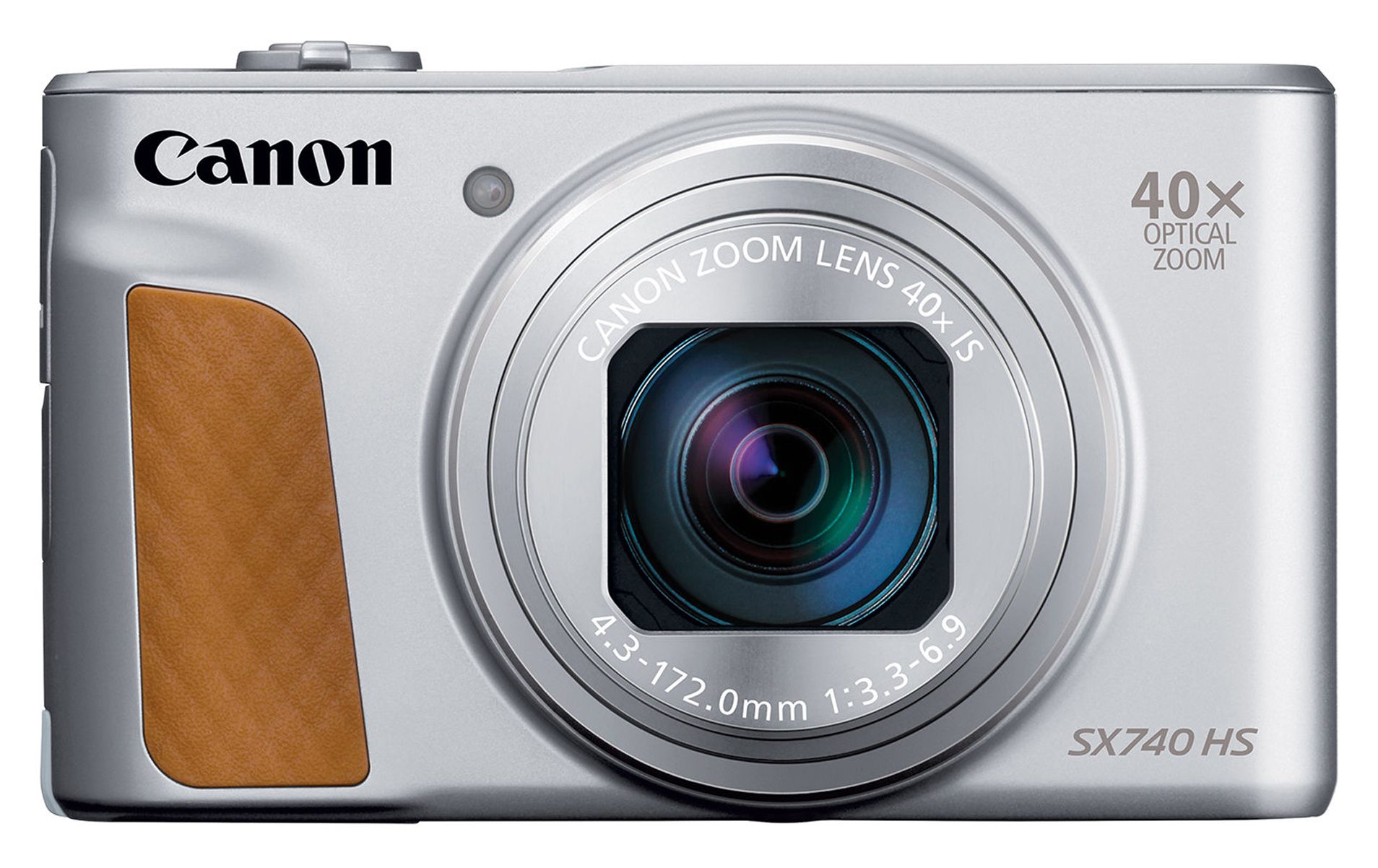 Canon PowerShot SX740 HS Digital Camera, Silver Castle Cameras