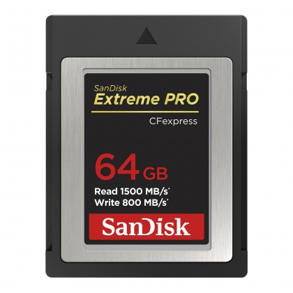 SanDisk 64GB CFexpress Type B Extreme R1500/W800MB/s SanDisk 64GB CFexpress Type B Extreme R1500/W800MB/s