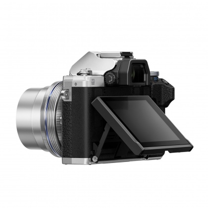 Olympus OM-D E-M10 Mark IV Mirrorless Camera, Silver with 14-42mm Lens Olympus OM-D E-M10 Mark IV Mirrorless Camera, Silver with 14-42mm Lens