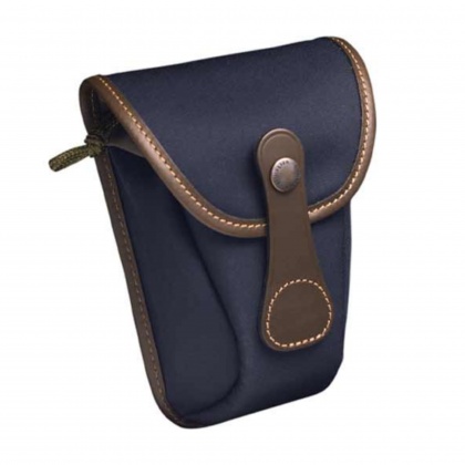 Billingham Avea 7 End Pocket Case, Navy-Chocolate Trim