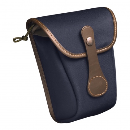 Billingham Avea 8 Pouch, Canvas Navy-Chocolate Trim